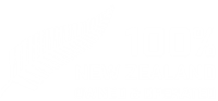 White fern logo with text reading "Rugby World Cup 2023.